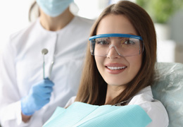 Woman having a dental checkup in Goodlettsville